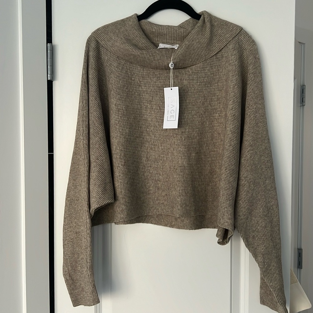 NWT Sage the Label Cropped Sweater